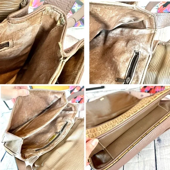 FENDI vintage Zucca canvas crossbody bag - Picture 10 of 15